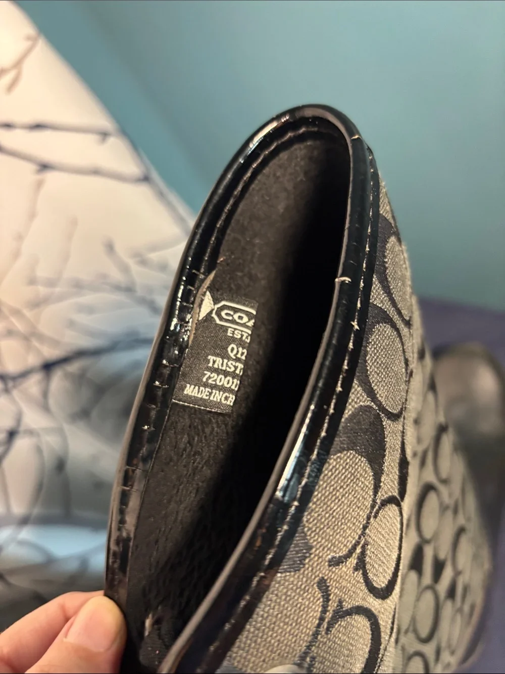 Coach Black Signature Logo Rain Boots